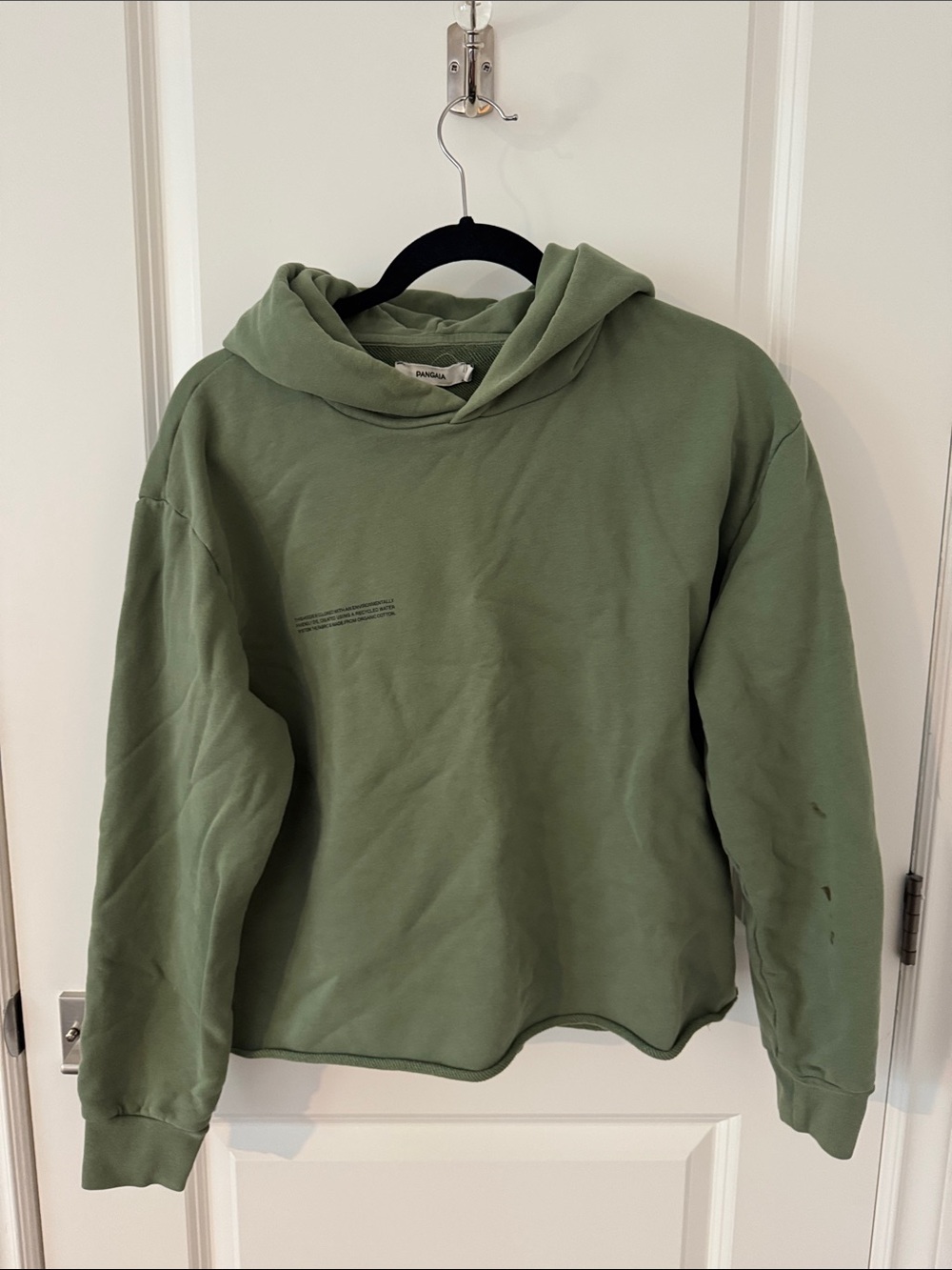 Pangaia Olive Green Hooded Sweater